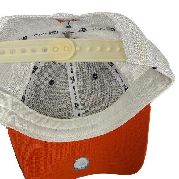 New Era Detroit Tigers Hat SnapBack Mesh Black Orange White Mesh English D MLB - Picture 10 of 11